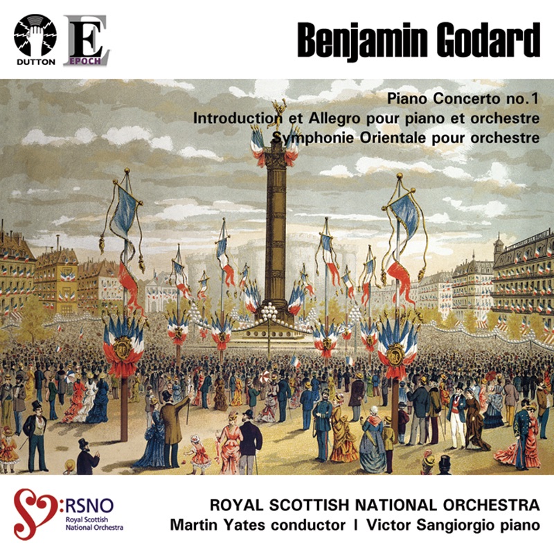 Benjamin Godard - Piano Concerto No. 1 by Royal Scottish National Orchestra, Martin Yates & Victor Sangiorgio album cover