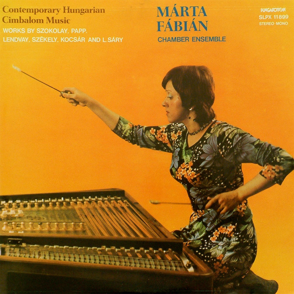 Contemporary Hungarian Cimbalom Music by Márta Fábián album cover