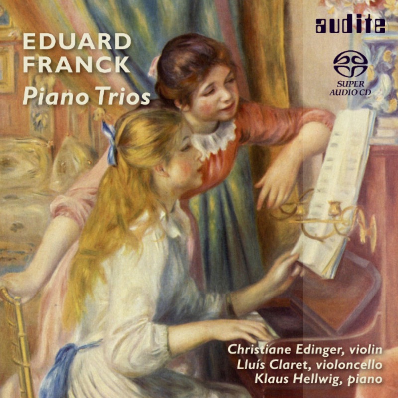 E. Franck: Piano Trios by Christiane Edinger, Lluís Claret & Klaus Hellwig album cover