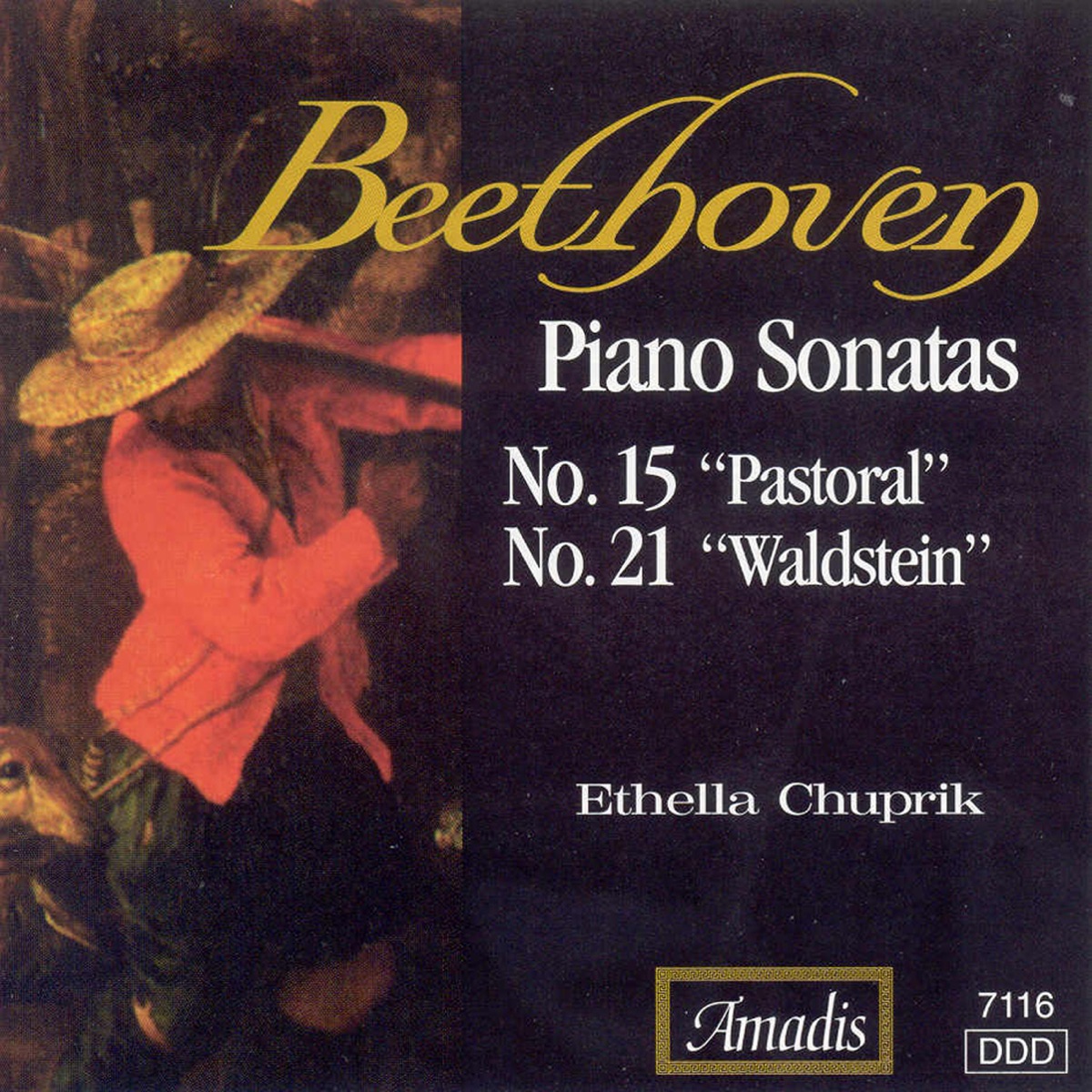 Beethoven: Piano Sonatas Nos. 15, "Pastoral" and 21, "Waldstein" by Ethella Chuprik album cover