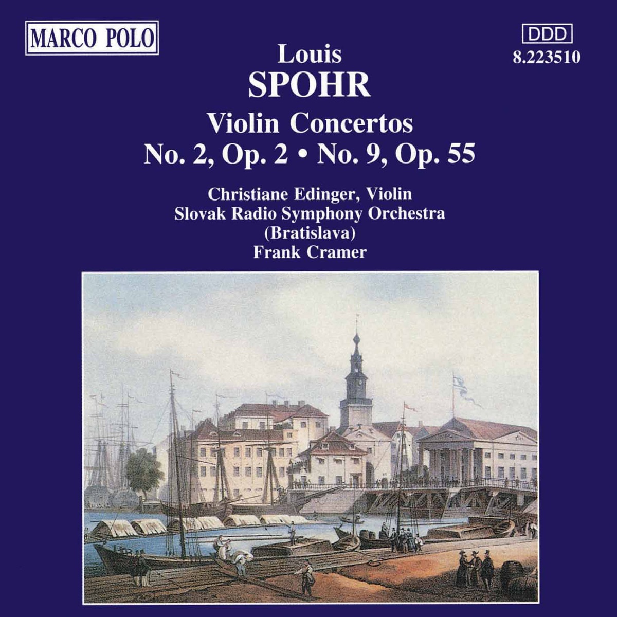 Spohr: Violin Concertos Nos. 2 & 9 by Christiane Edinger & Frank Cramer album cover