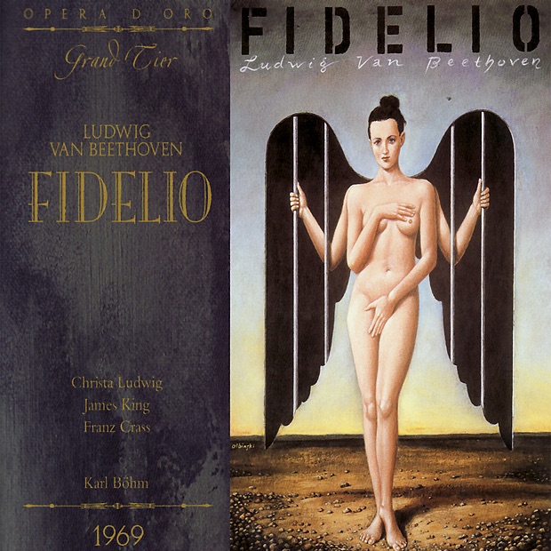 Beethoven: Fidelio by Chorus of the Vienna State Opera, Karl Böhm & Vienna Philharmonic album cover