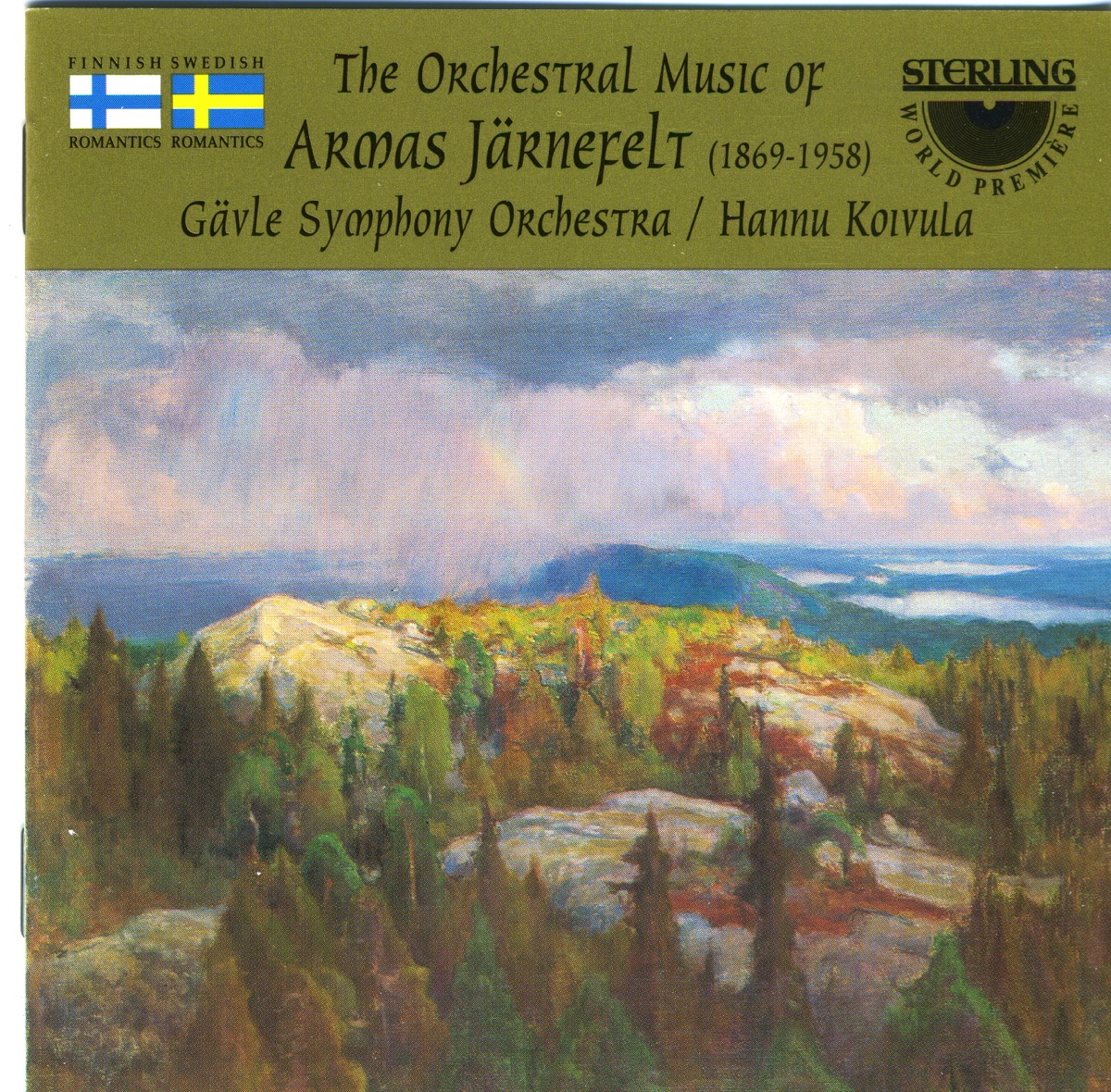 Armas Järnefelt: Orchestral Works by Gävle Symphony Orchestra & Hannu Koivula album cover