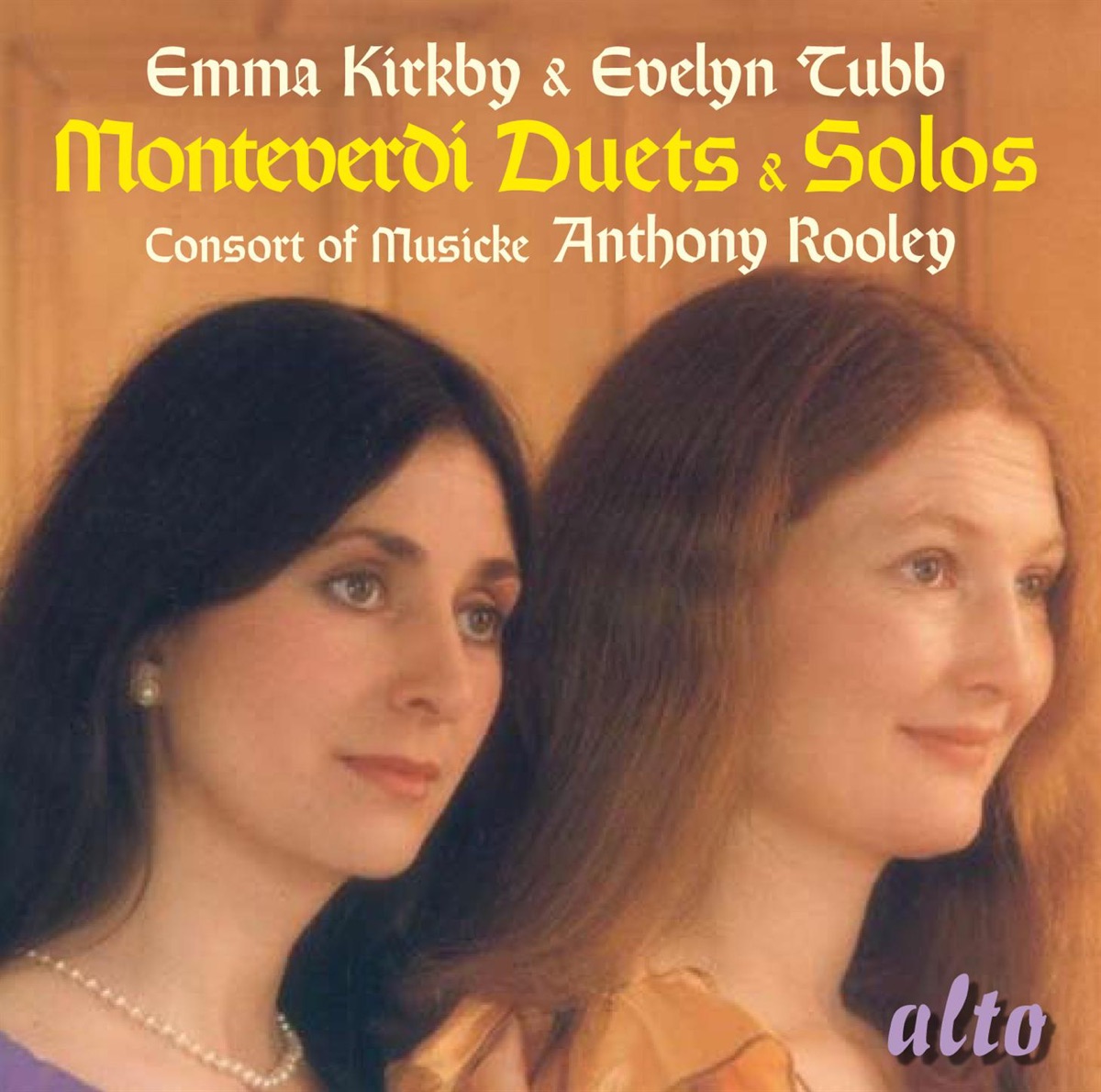 Monteverdi: Duets & Solos by Dame Emma Kirkby, Evelyn Tubb, Consort of Musicke & Anthony Rooley album cover