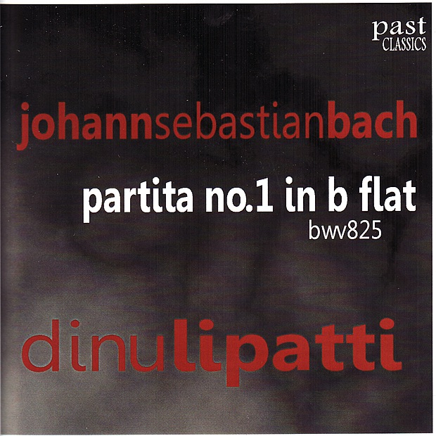 Bach: Partita No. 1 by Dinu Lipatti album cover