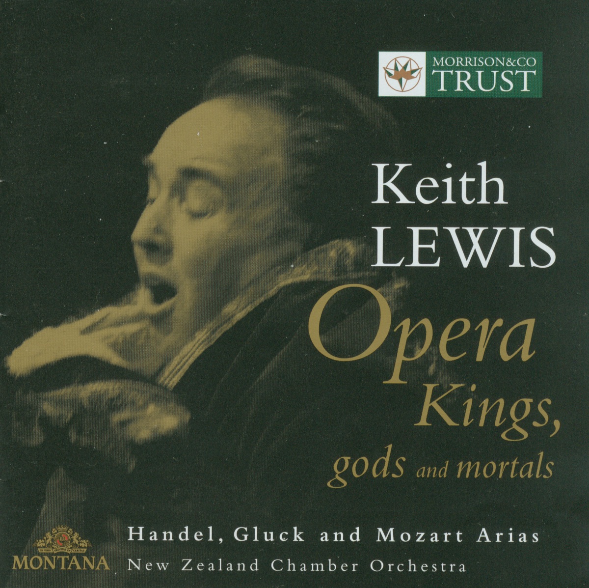 Handel - Gluck - Mozart: Tenor Opera Arias by Keith Lewis, Kenneth Young & New Zealand Chamber Orchestra album cover