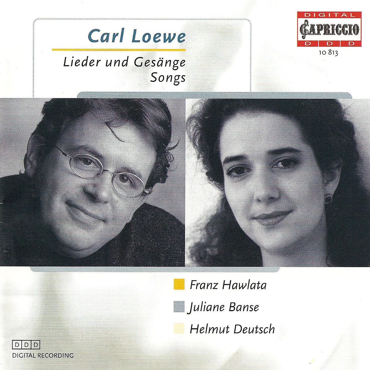 Loewe: Vocal Music by Franz Hawlata, Helmut Deutsch & Juliane Banse album cover