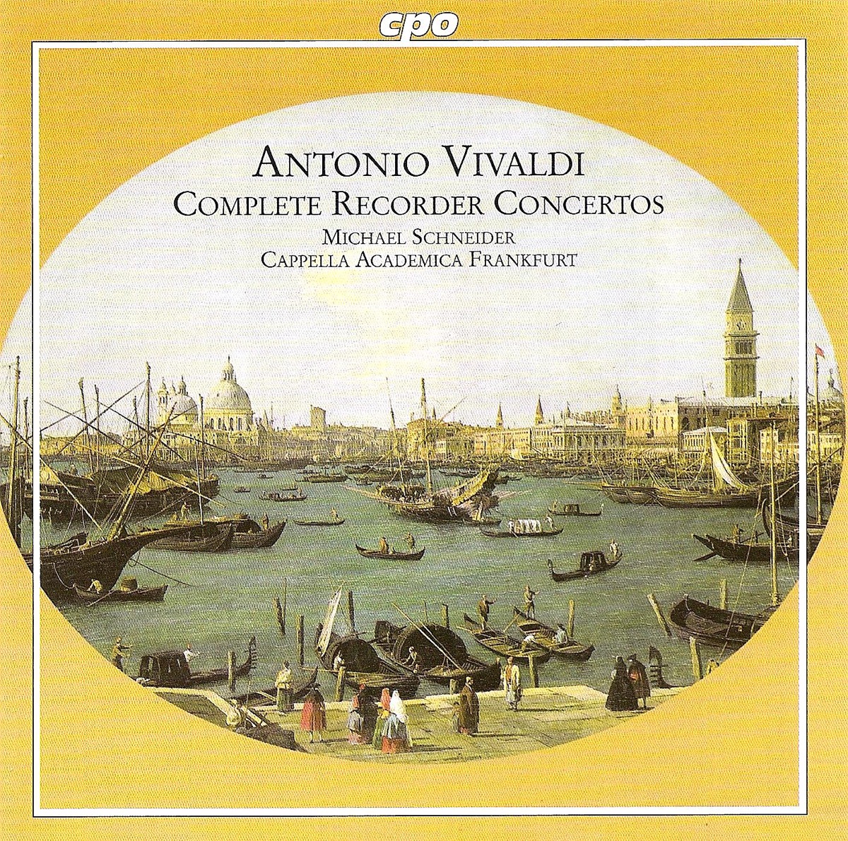 Vivaldi, A.: Recorder Concertos (Complete) by Michael Schneider & Frankfurt Capella Academica album cover