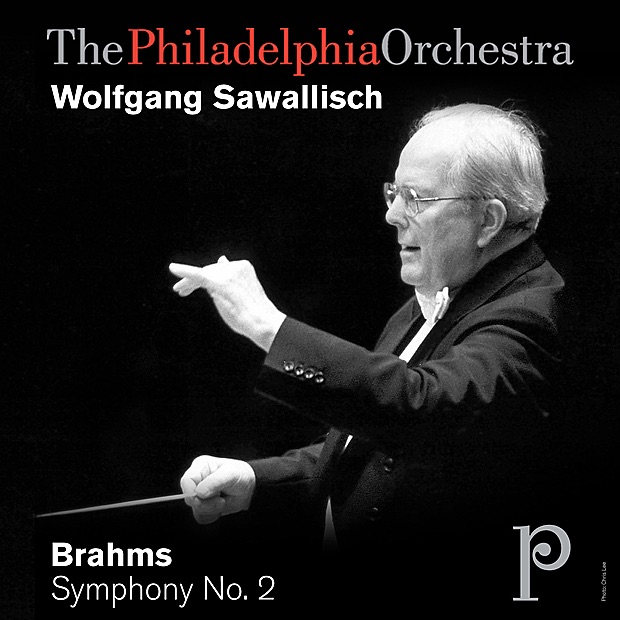 Brahms: Symphony No. 2 by The Philadelphia Orchestra & Wolfgang Sawallisch album cover