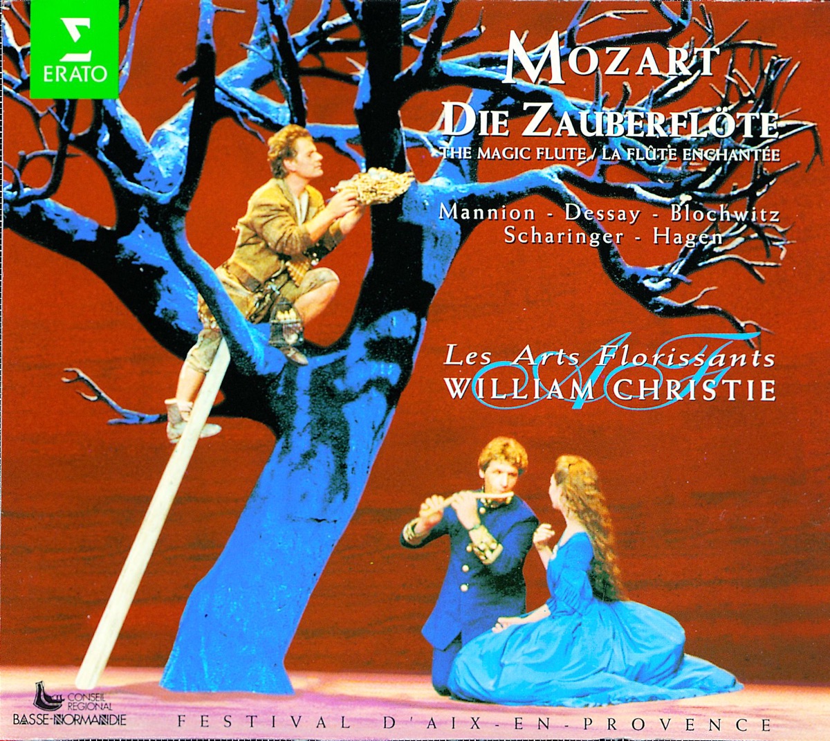 Mozart: Die Zauberflöte by Les Arts Florissants & William Christie album cover