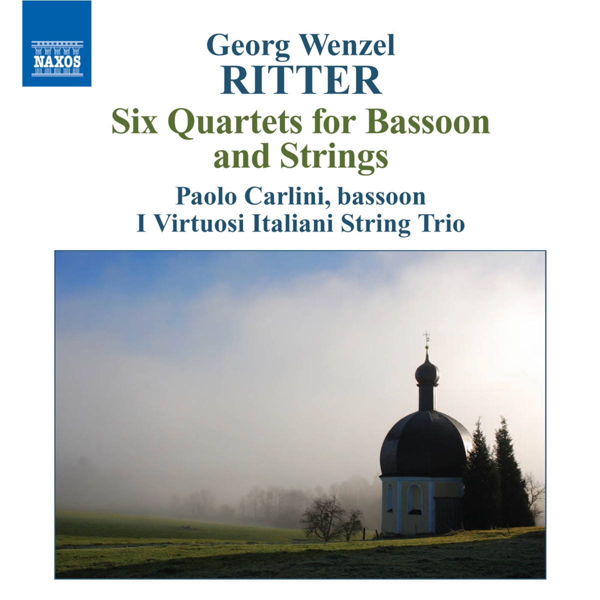 Ritter: Six Quartets for Bassoon and Strings, Op. 1 by I Virtuosi Italiani & Paolo Carlini album cover