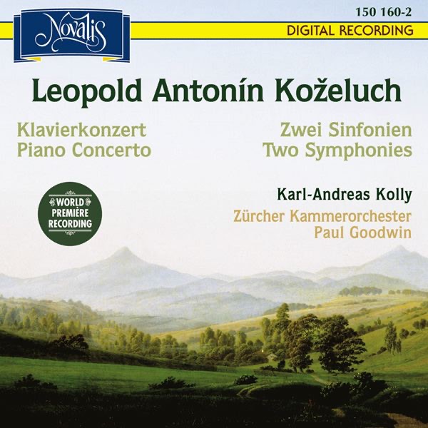 Kozeluch: Piano Concerto and Two Symphonies by Zürcher Kammerorchester & Karl-Andreas Kolly album cover