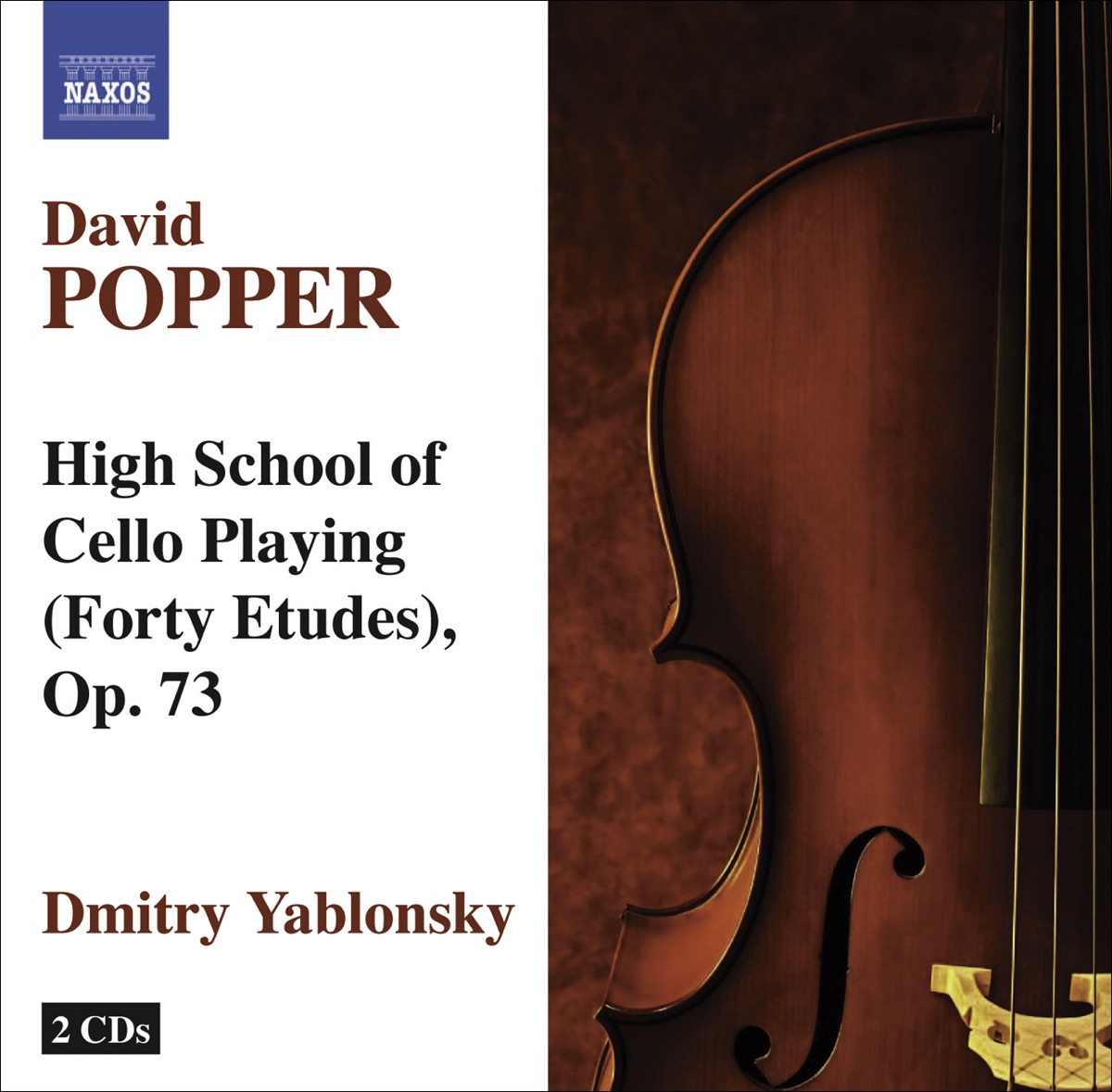Popper: High School of Cello Playing, Op. 73 by Dmitry Yablonsky album cover