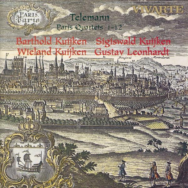 Telemann: Paris Quartets by Barthold Kuijken, Gustav Leonhardt, Sigiswald Kuijken & Wieland Kuijken album cover