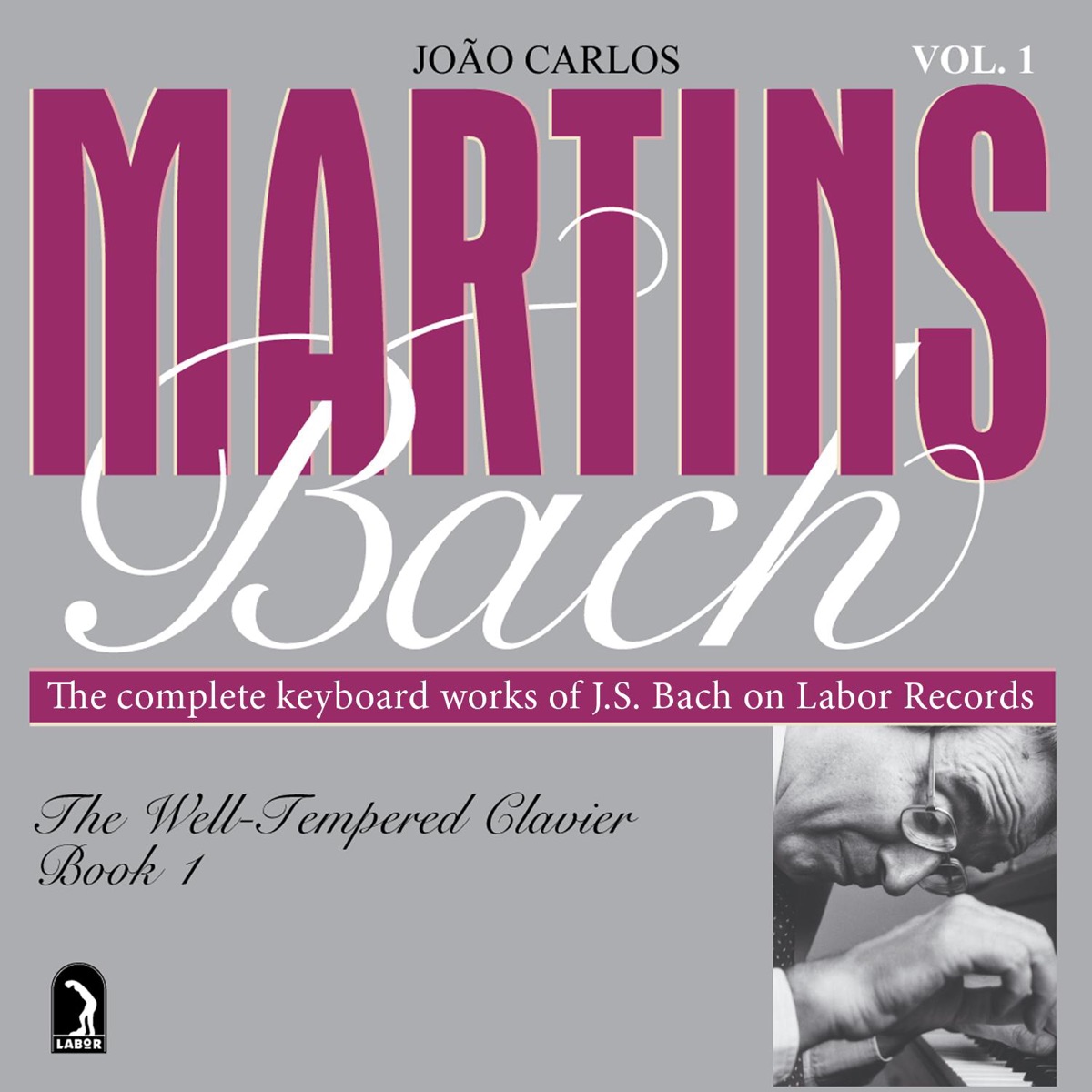 Bach, J.S.: The Well-Tempered Clavier, Book 1 by João Carlos Martins album cover