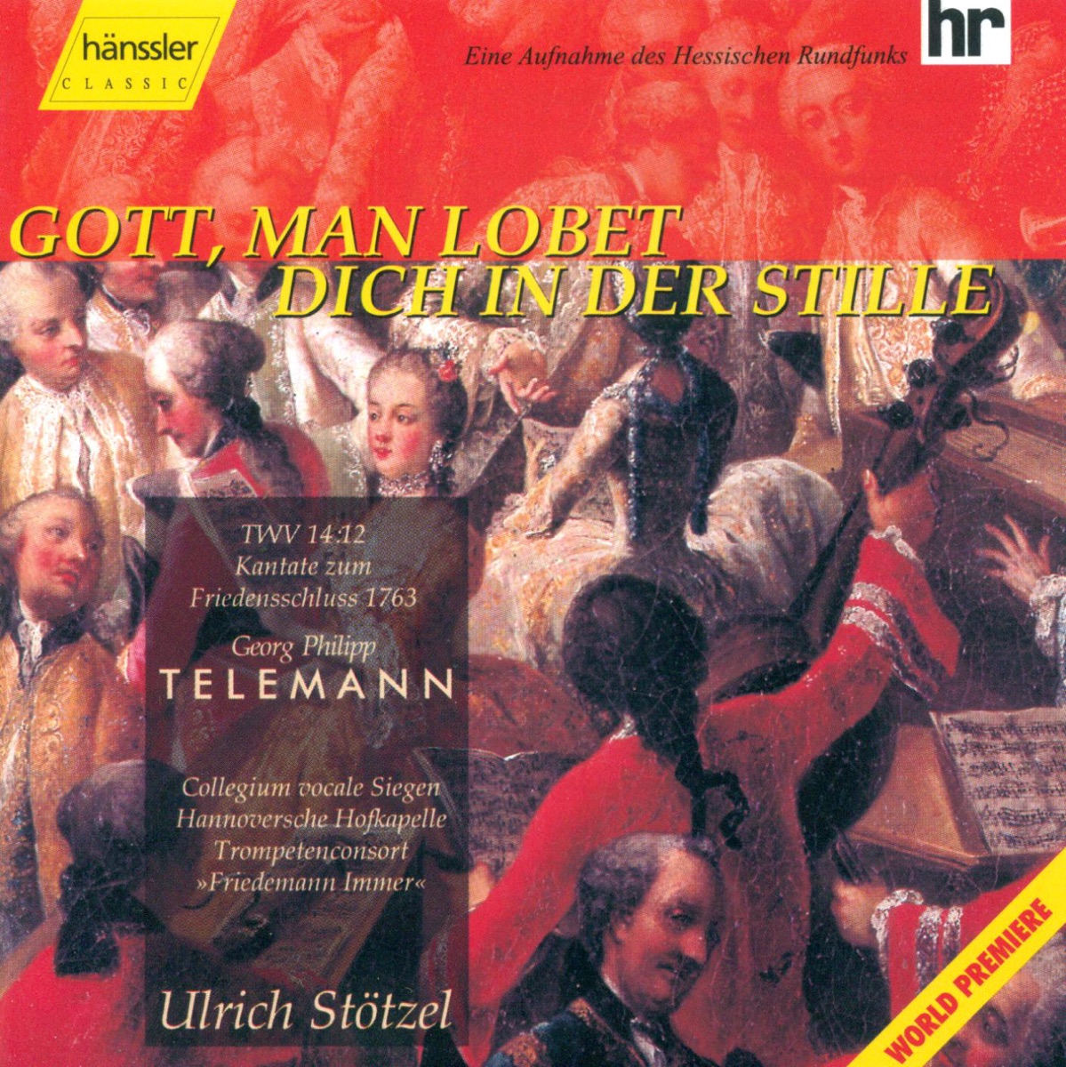 Telemann, G.P.: Gott, Man Lobet Dich In Der Stille by Max Ciolek, Raimund Nolte, Achim Ruck, Siegen Collegium Vocale, Hannoversche Hofkapelle, Ulrich Stotzel, Friedemann Immer Trumpet Consort, Konstanze Maxsein & Dagmar Linde album cover