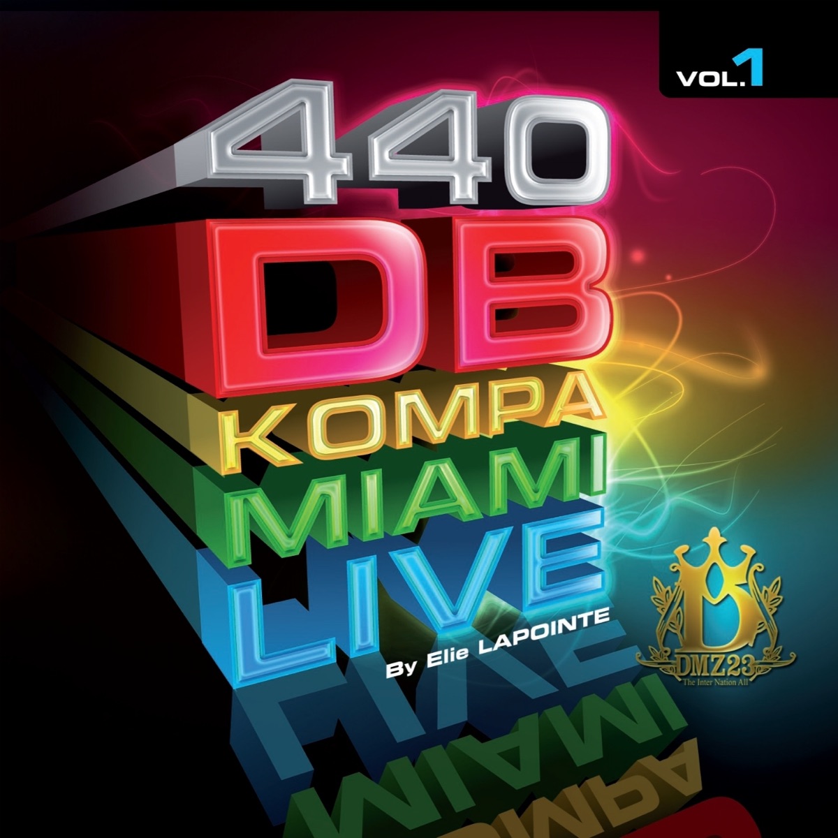 440 DB Kompa Miami Live, Vol. 1 by Elie Lapointe album cover