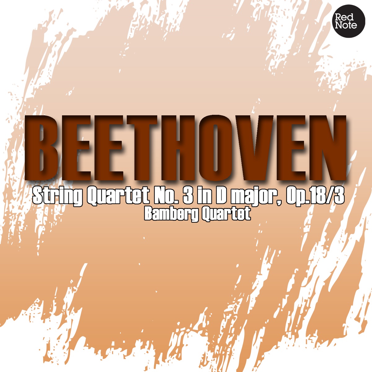 Beethoven: String Quartet No. 3 in D major, Op.18/3 by Bamberg Quartet album cover