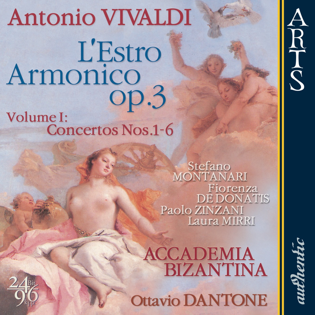 Vivaldi: L'Estro Armonico Op. 3, Vol. 1: Concertos Nos. 1-6 by Accademia Bizantina & Ottavio Dantone album cover