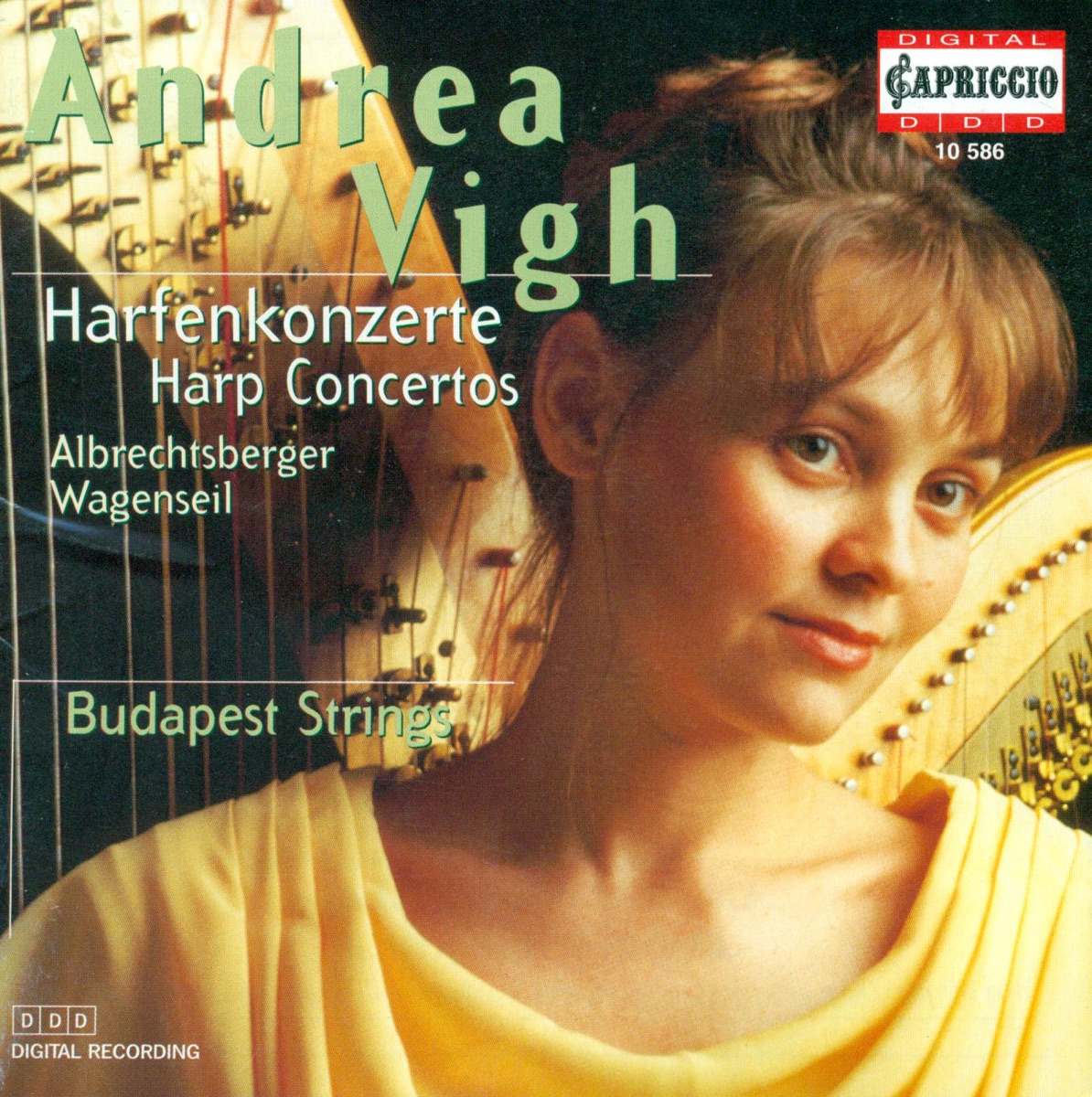 Albrechtsberger: Harp Concerto in C Major & Partita in F Major - Wagenseil: Harp Concerto in G Major by Karoly Botvay, Andrea Vigh & Budapest Strings album cover