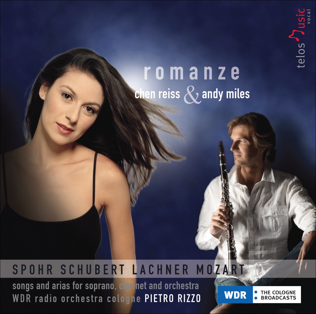 Mozart: Schon lacht der holde Frühling - Spohr: Overture to Der Berggeist - Seit ich ihn gesehen by Cologne West German Radio Orchestra, Chen Reiss, Andy Miles & Pietro Rizzo album cover