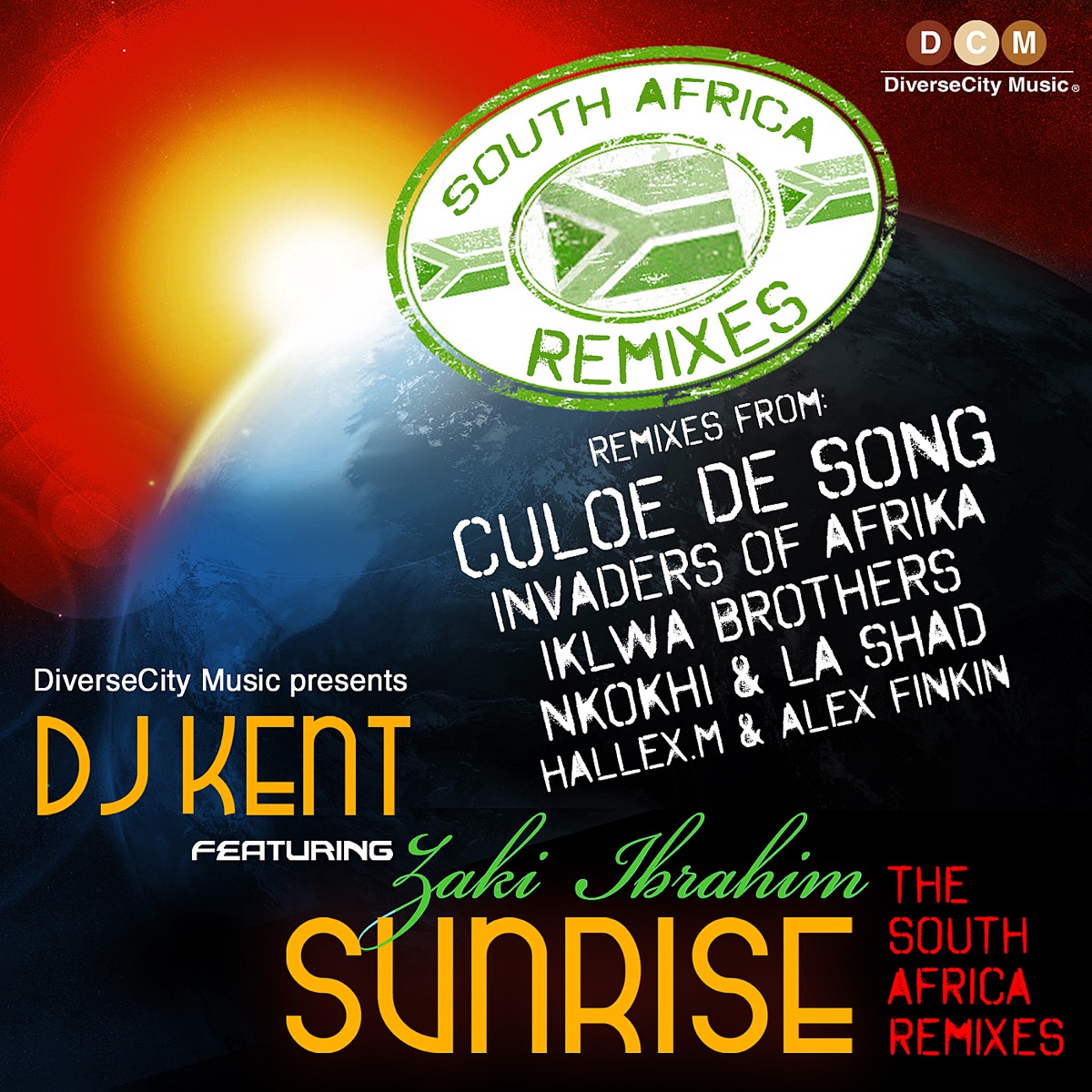 Sunrise (The South Africa Remixes) - Single by DJ Kent & Zaki Ibrahim album cover