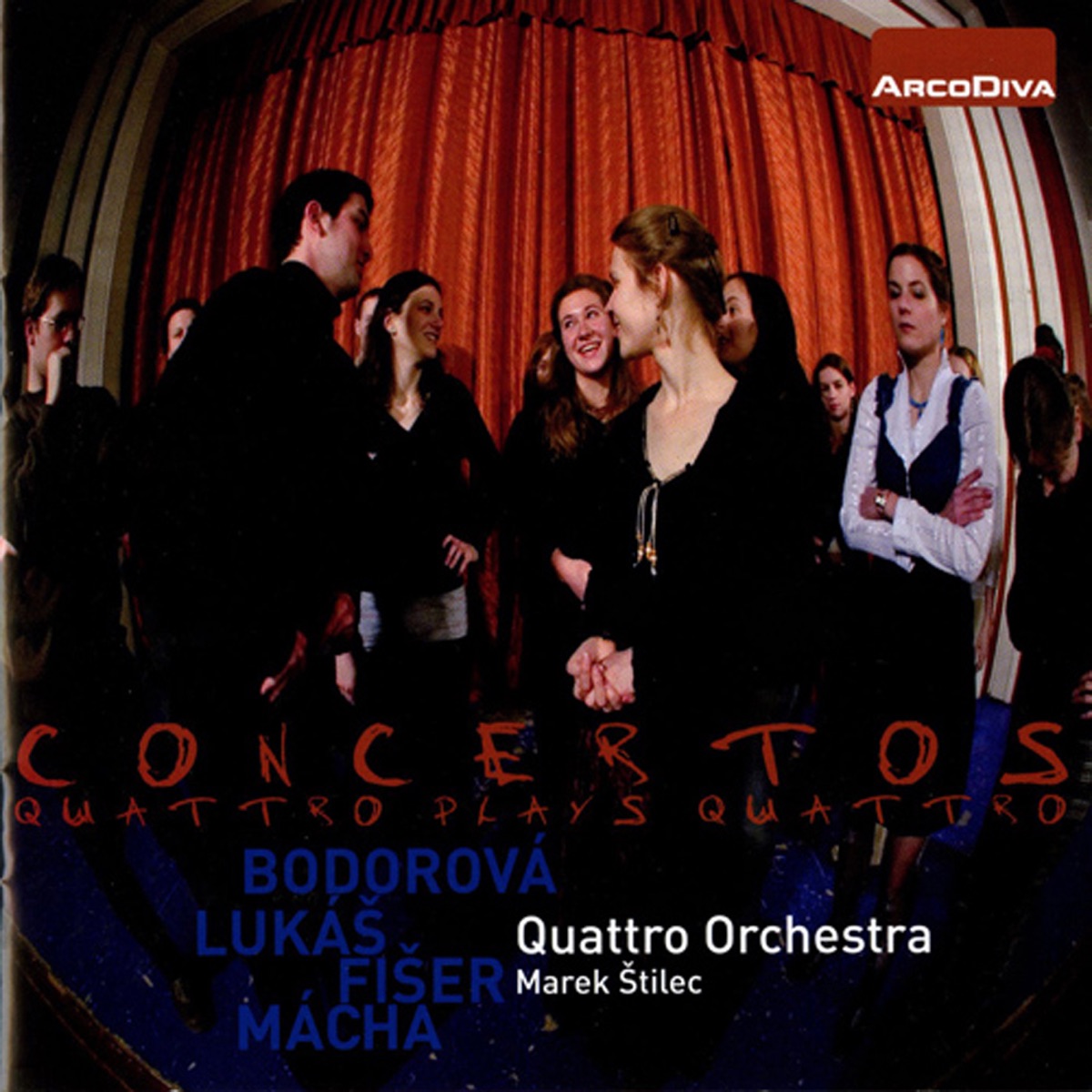 Concertos - Quattro Plays Quattro by Quattro Orchestra album cover