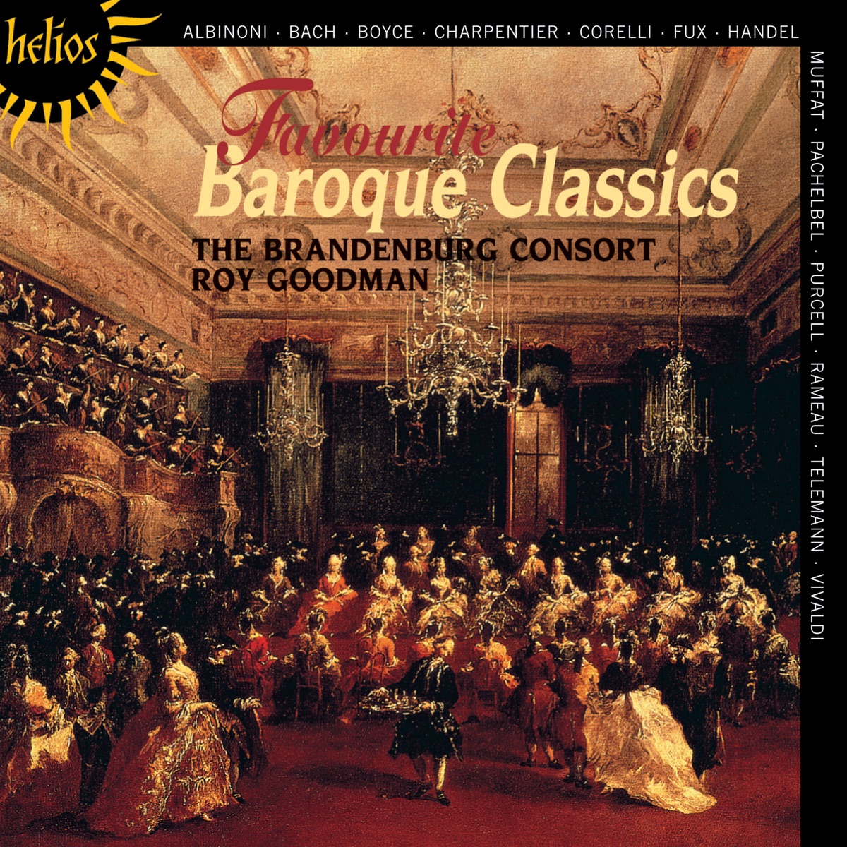 Favourite Baroque Classics by The Brandenburg Consort & Roy Goodman album cover
