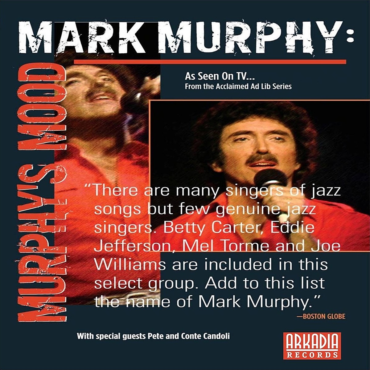 Murphy's Mood (Live Ad Lib Series Performances) (feat. Pete Candoli, Conte Candoli) by Mark Murphy album cover