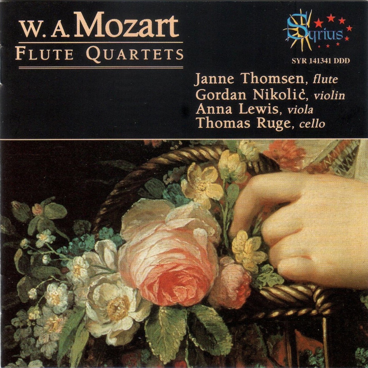 Mozart: Flute Quartets (Quatuors pour flûte et cordes) by Janne Thomsen, Gordan Nicolitch, Anna Lewis & Thomas Ruge album cover