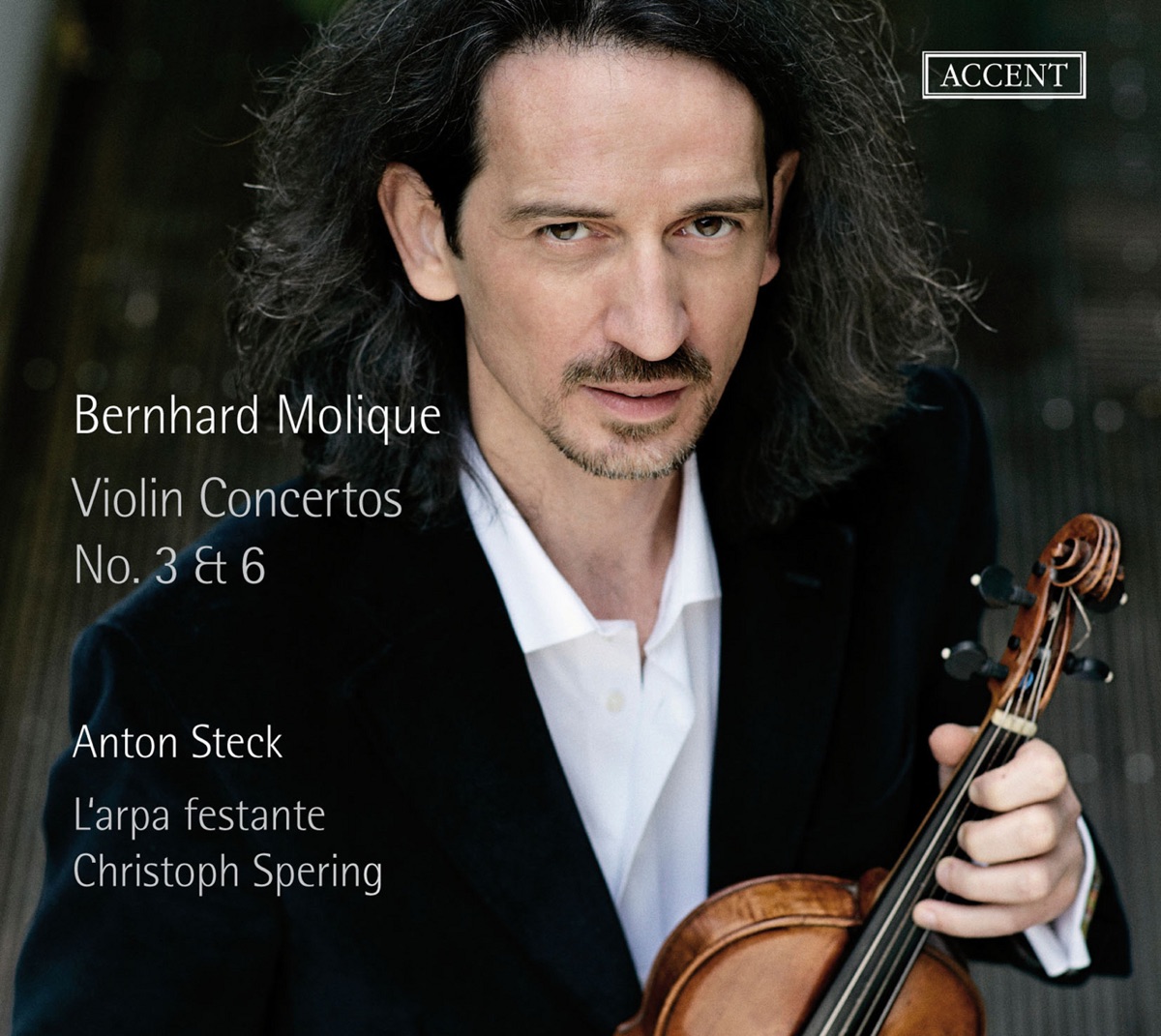 Molique: Violin Concertos Nos. 3 & 6 by Anton Steck, Christoph Spering & L'Arpa Festante album cover