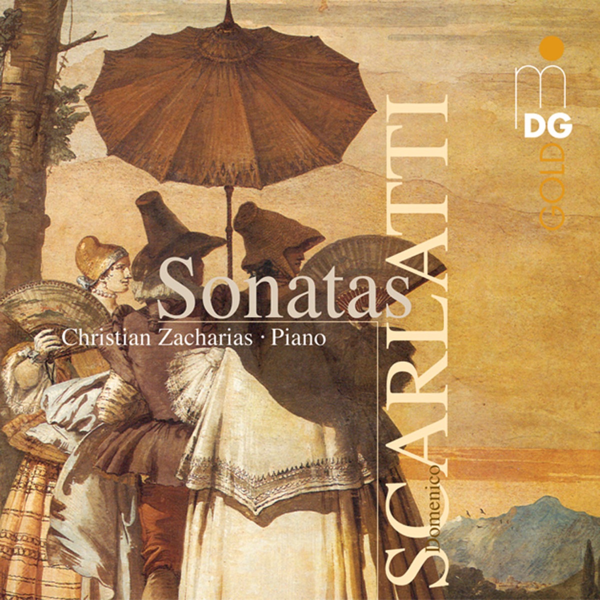 Scarlatti: Piano Sonatas by Christian Zacharias album cover