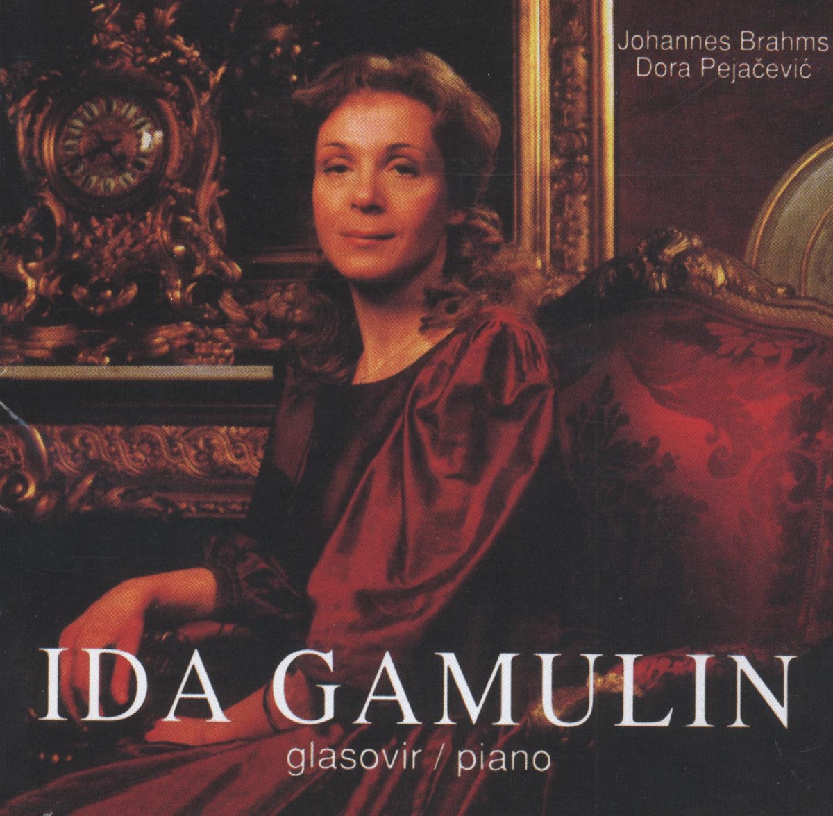 Johannes Brahms: Sonata No. 2 - Dora Pejačević: Life of Flowers by Ida Gamulin album cover
