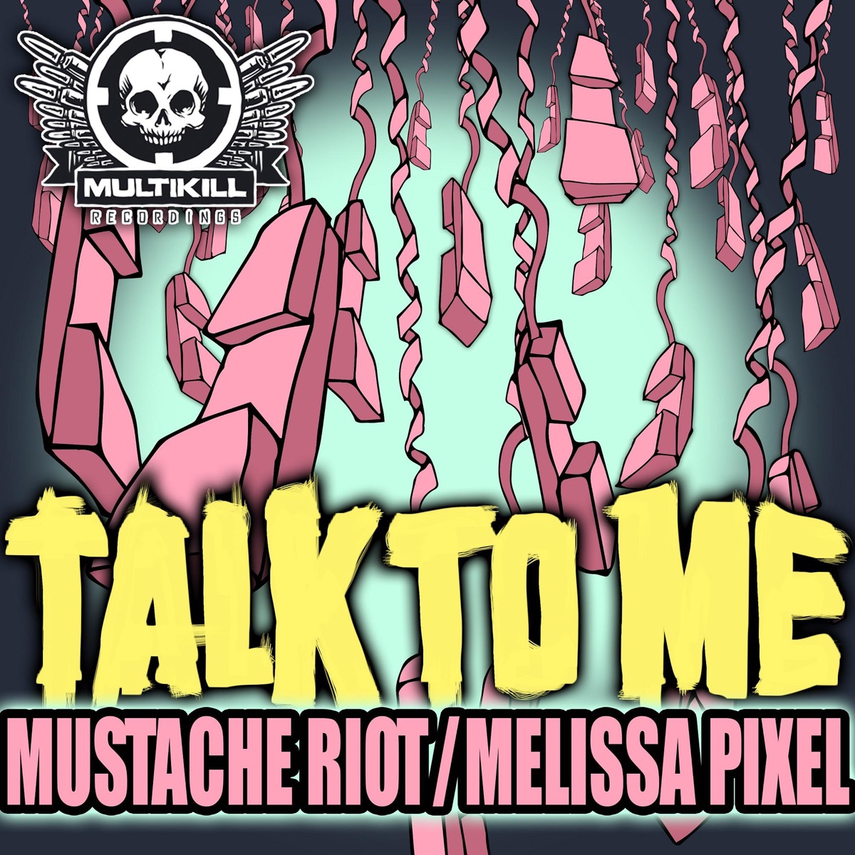 Talk to Me - EP by Mustache Riot & Melissa Pixel album cover