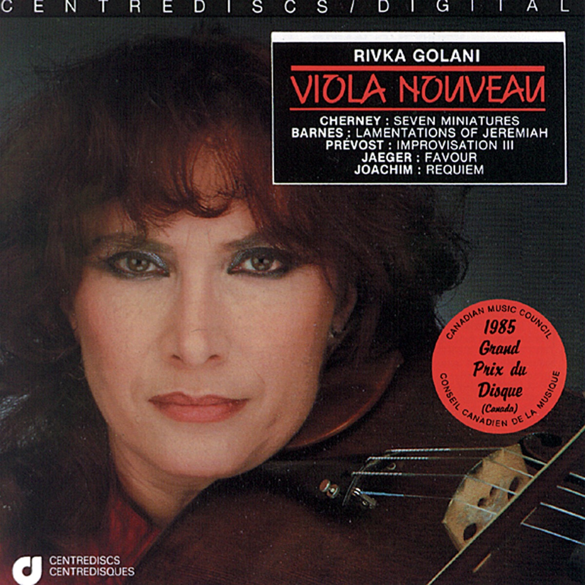 Golani, Rivka: Viola Nouveau by Rivka Golani album cover