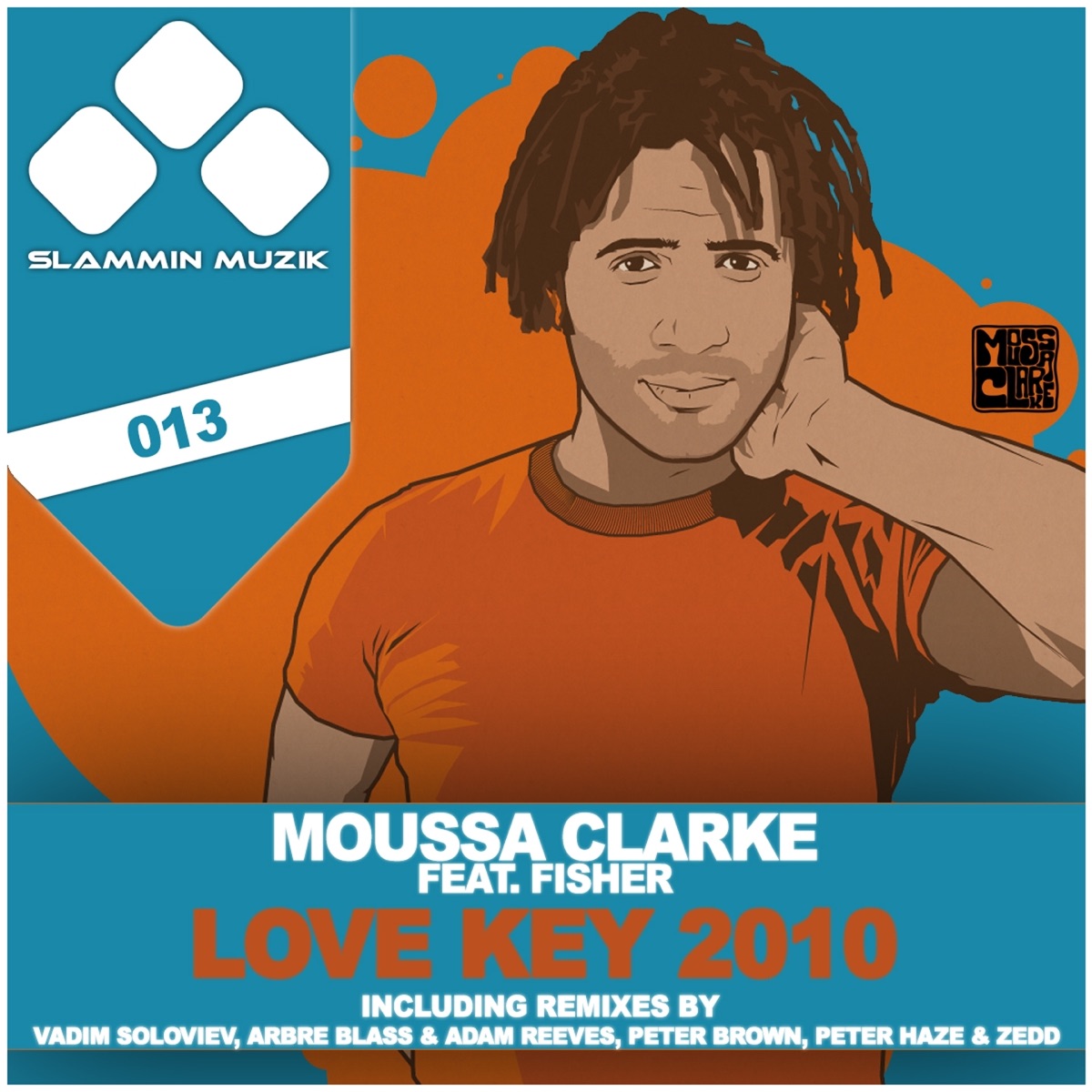 Love Key 2010 (feat. Fisher) [Remixes] by Moussa Clarke album cover