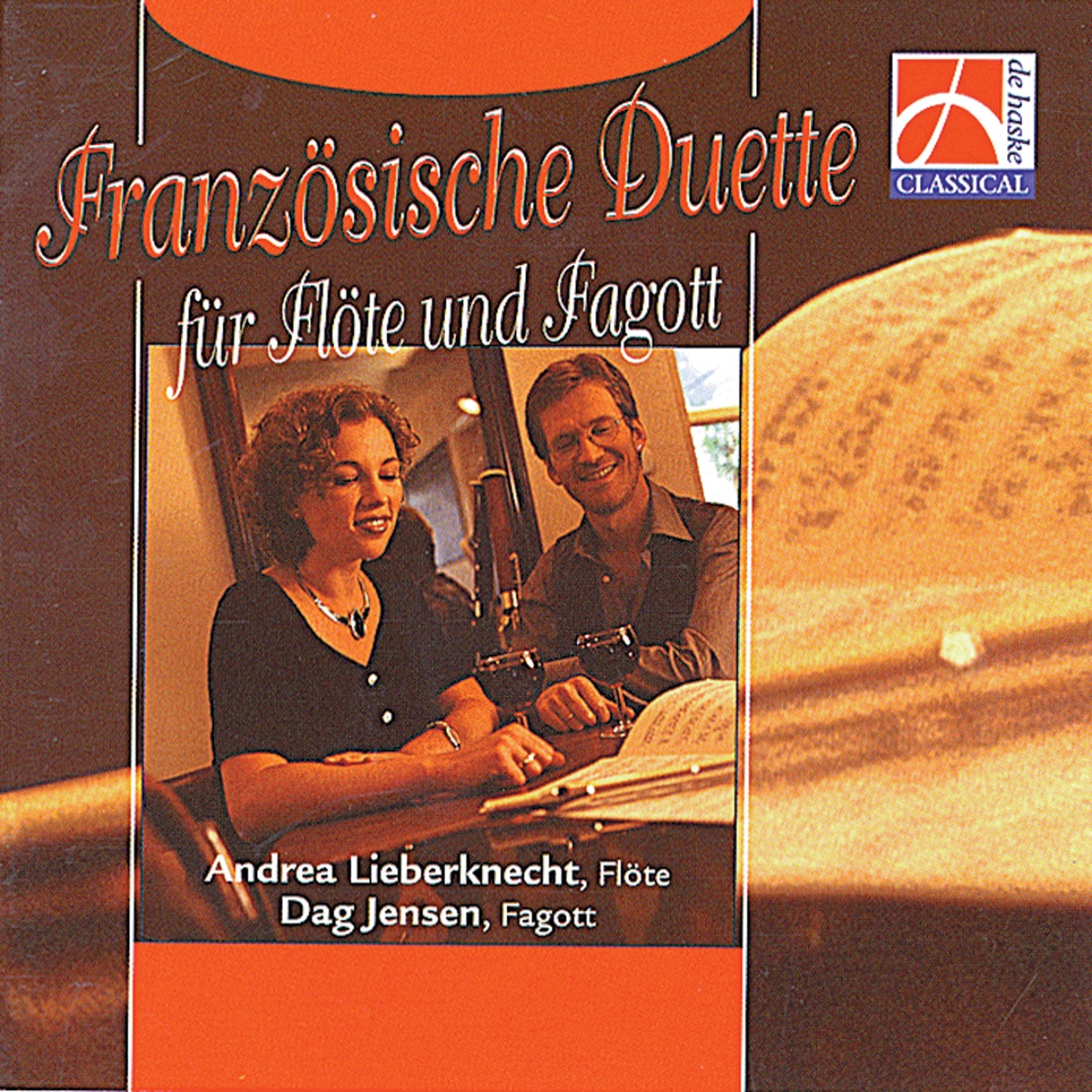 Französische Duette - Für Flöte und Fagott by Andrea Lieberknecht & Dag Jensen album cover