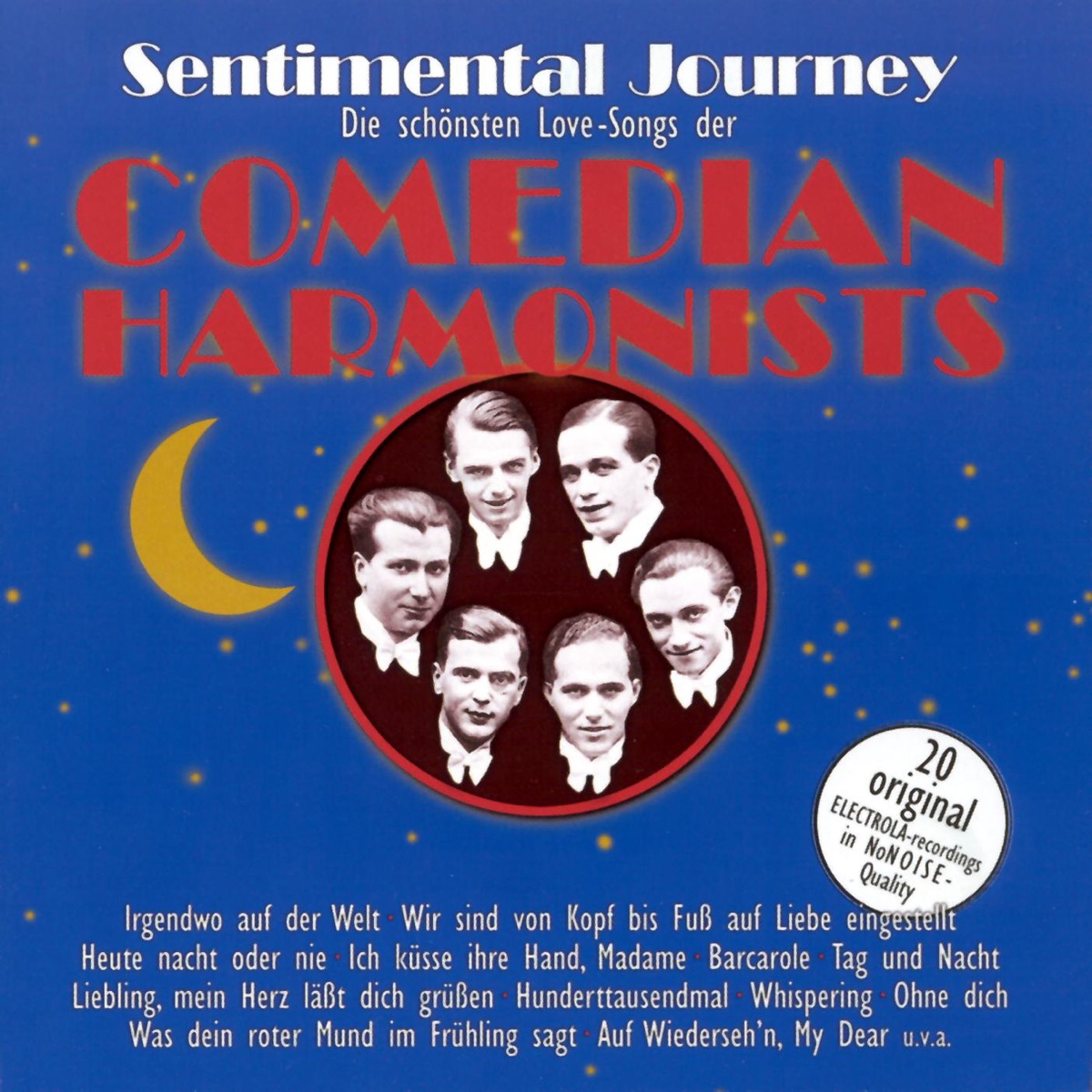 Sentimental Journey by Comedian Harmonists album cover