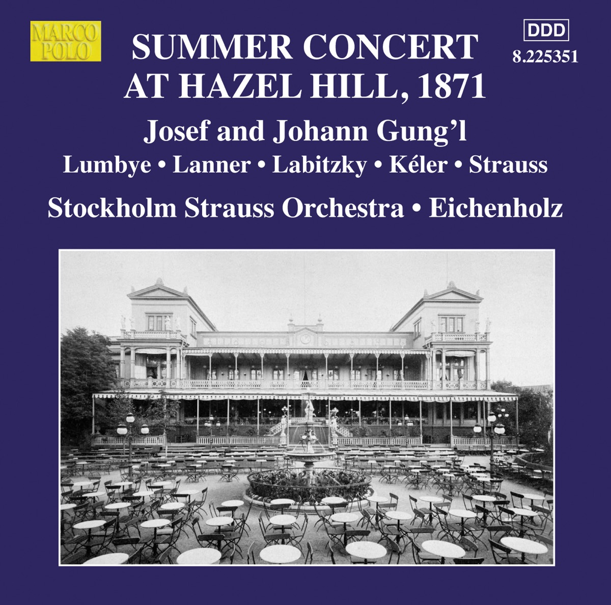 Gung'l: Waltzes - Polkas - Marches - Quadrille by Stockholm Strauss Orchestra & Mika Eichenholz album cover