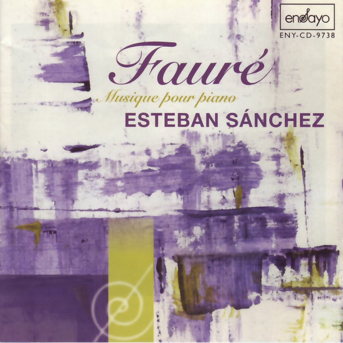 Fauré: Musique pour piano by Esteban Sánchez album cover