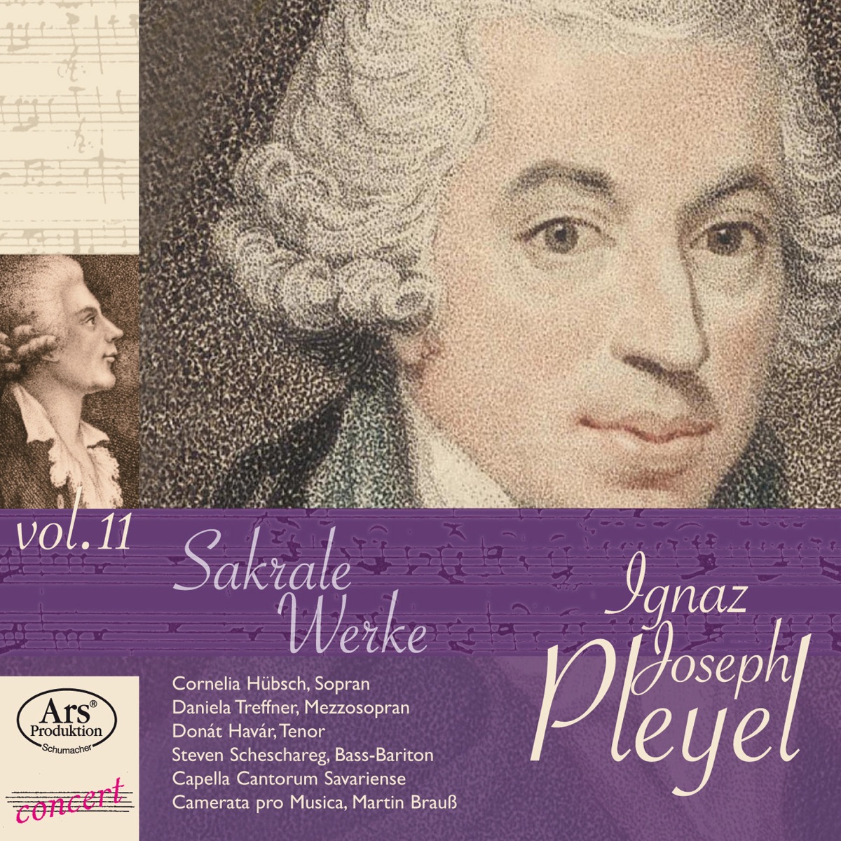 Pleyel: Edition, Vol. 11 - Sakrale Werke by Camerata Pro Musica Chamber Orchestra, Capella Cantorum Savariensis & Martin Brauss album cover