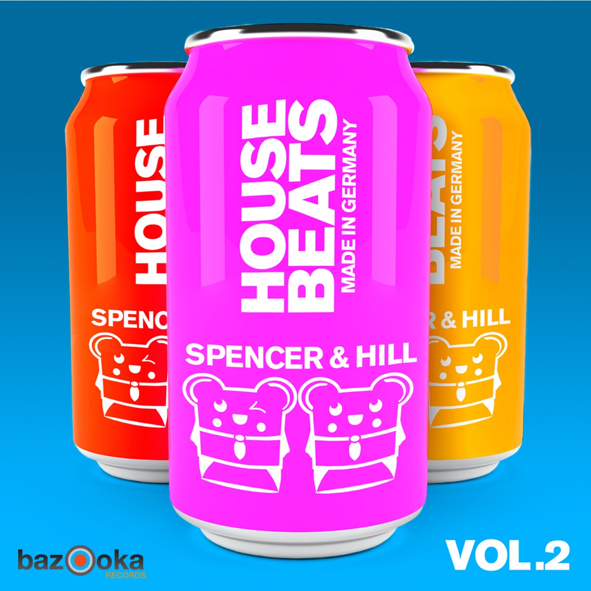 House Beats Made in Germany Vol. 2 by Spencer & Hill album cover