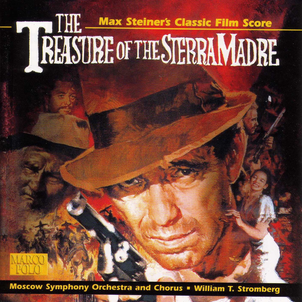 Steiner: Treasure of the Sierra Madre (The) by Moscow Symphony Orchestra, Dino Soldo, William Stromberg & Moscow Symphony Chorus album cover