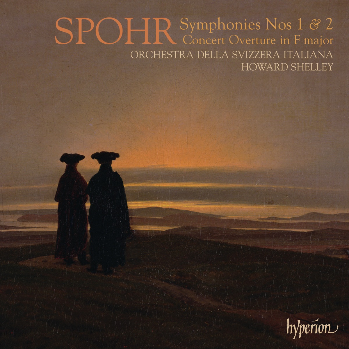 Spohr: Symphonies Nos. 1 & 2 by Orchestra della Svizzera Italiana & Howard Shelley album cover