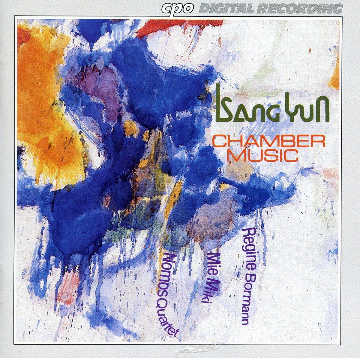 Isang Yun: Chamber Music by Nomos Quartet album cover