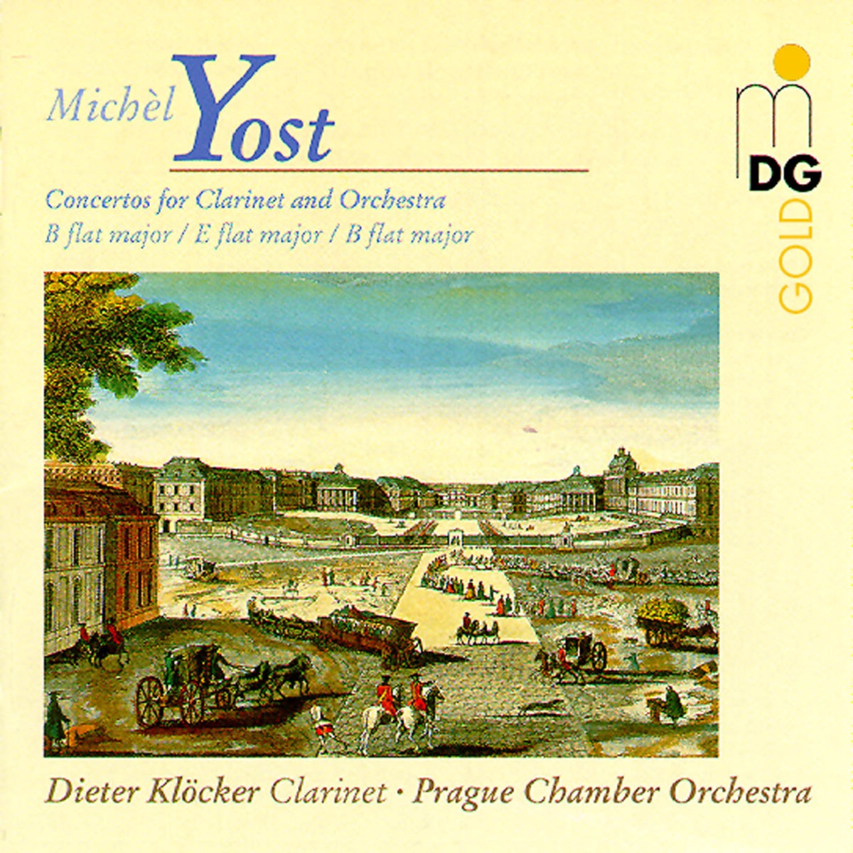 Yost: Concertos for Clarinet and Orchestra by Dieter Klöcker & Prager Kammerorchester album cover