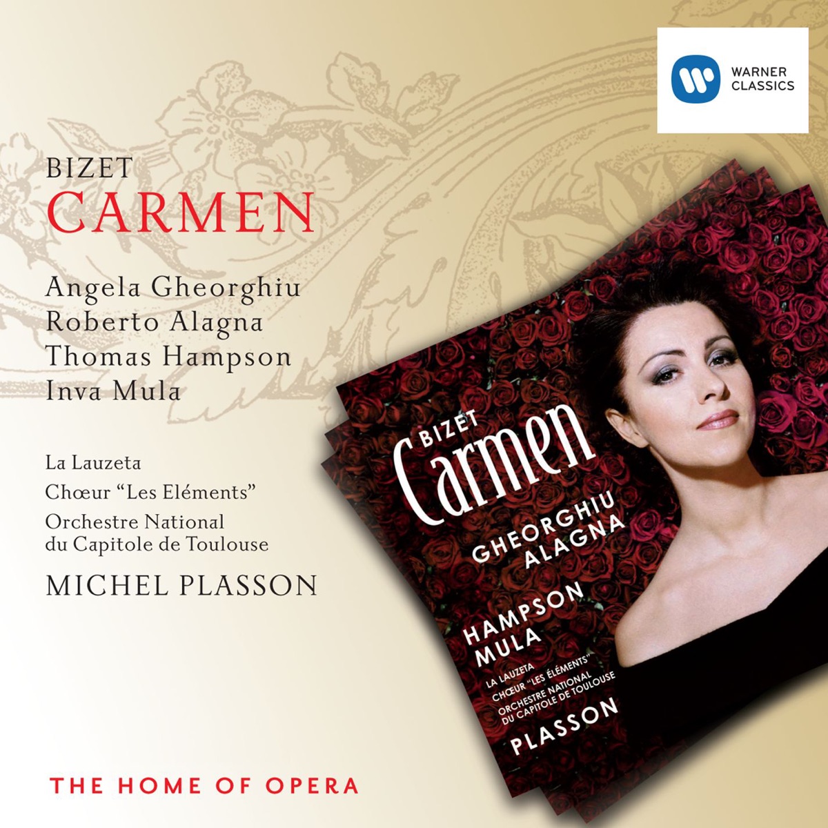 Bizet : Carmen by Angela Gheorghiu, Michel Plasson & Orchestre National du Capitole de Toulouse album cover