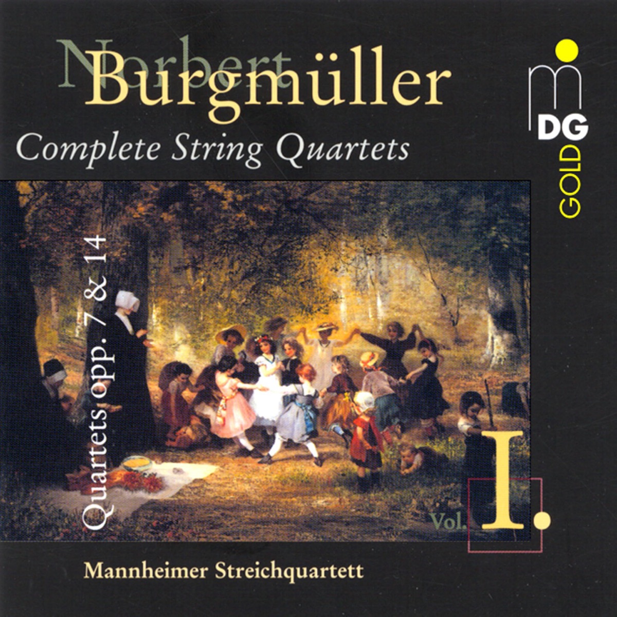 Burgmüller: Complete String Quartets, Vol. 1 by Mannheimer Streichquartett album cover