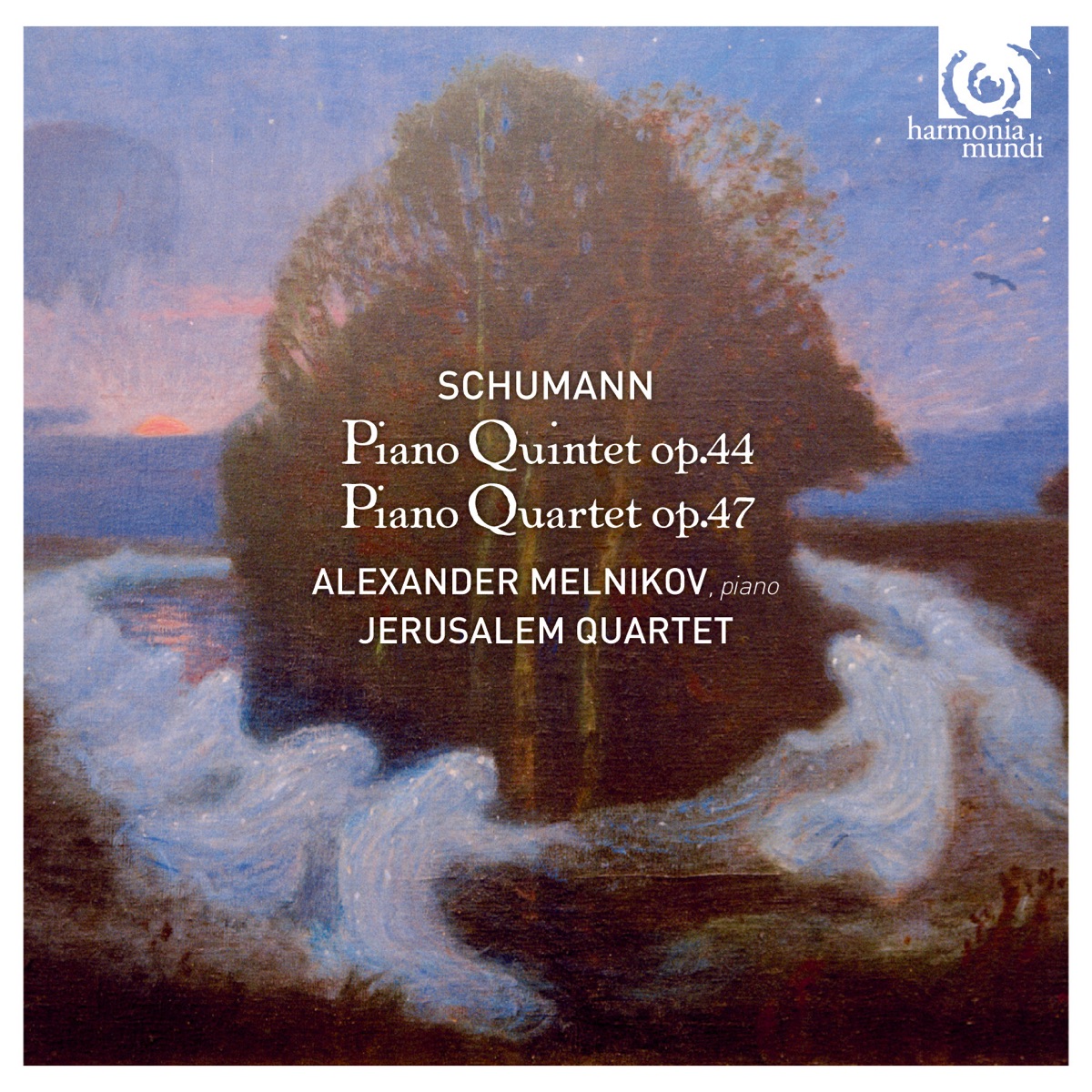 Schumann: Piano Quintet, Op. 44 & Piano Quartet, Op. 47 by Alexander Melnikov & Jerusalem Quartet album cover