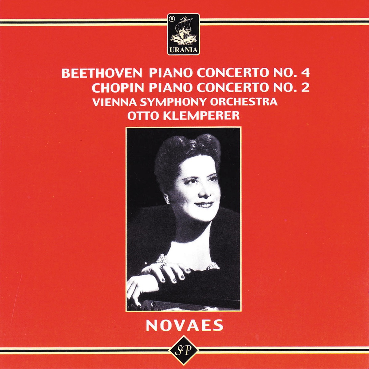 Beethoven & Chopin: Piano Concertos by Guiomar Novaes, Vienna Symphony & Otto Klemperer album cover